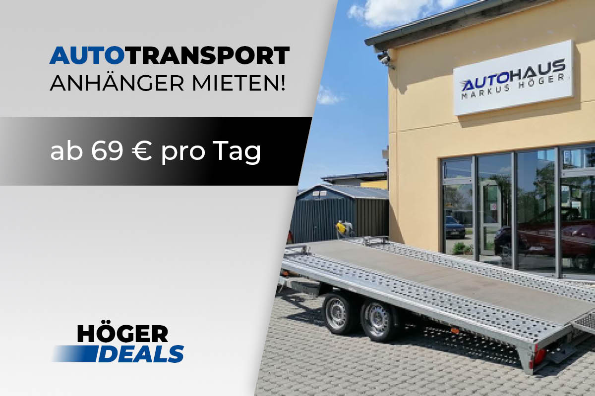 Autotransportanhänger mieten